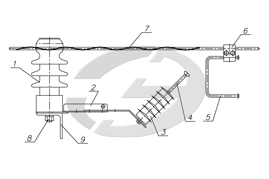 Устройство защиты от перенапряжений УЗПН-20-ОЛ