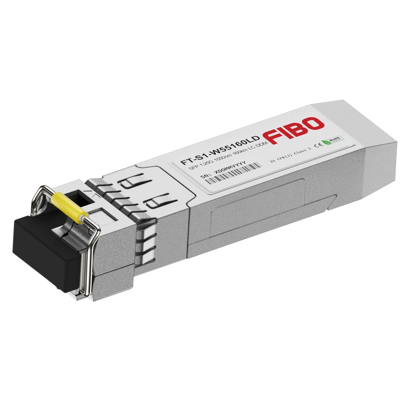 SFP Трансивер FIBO 1000BASE-BX160-D SFP модуль 1550/1490нм 160км