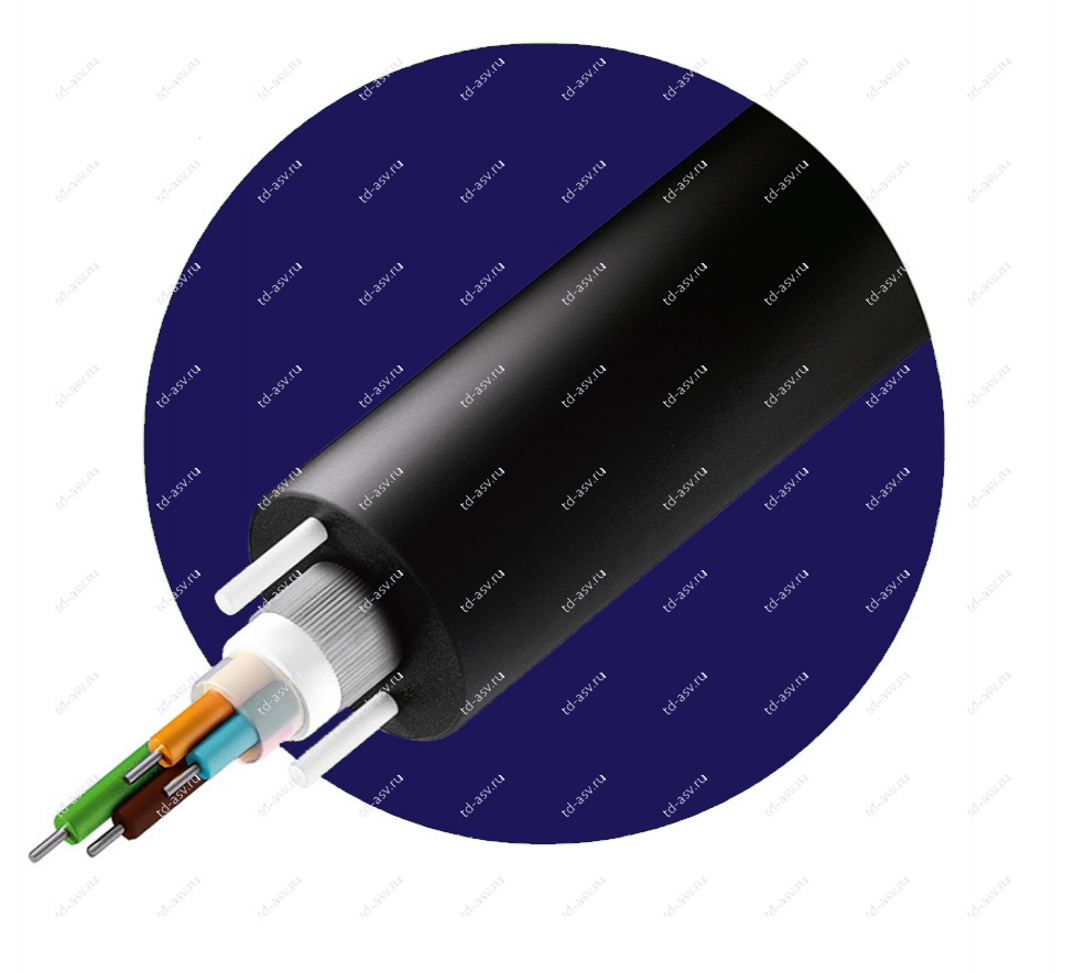ОДК-3.5Кн FTTH круглый, 24ов, G657A1, усилен стеклопрутками FRP